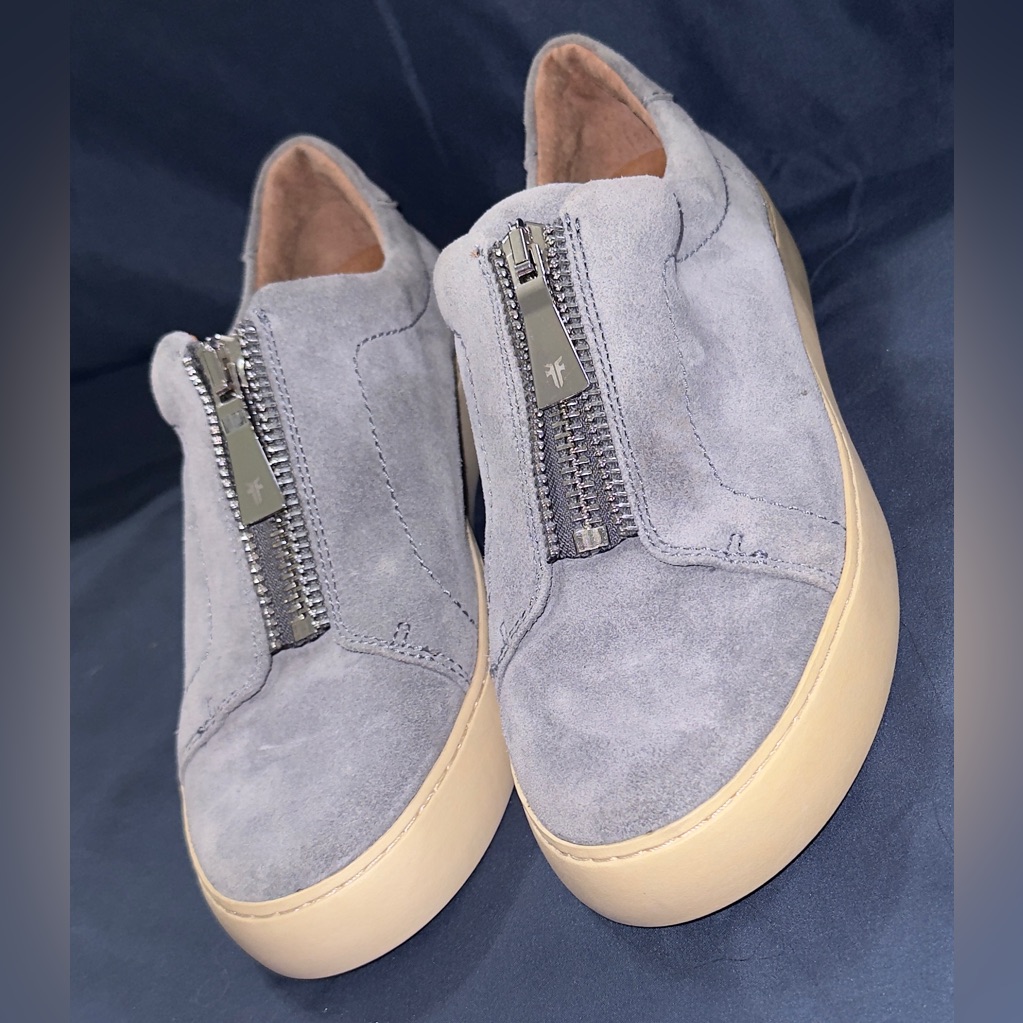 Frye Lena Zip Suede Sneakers. Size 9 Women’s.